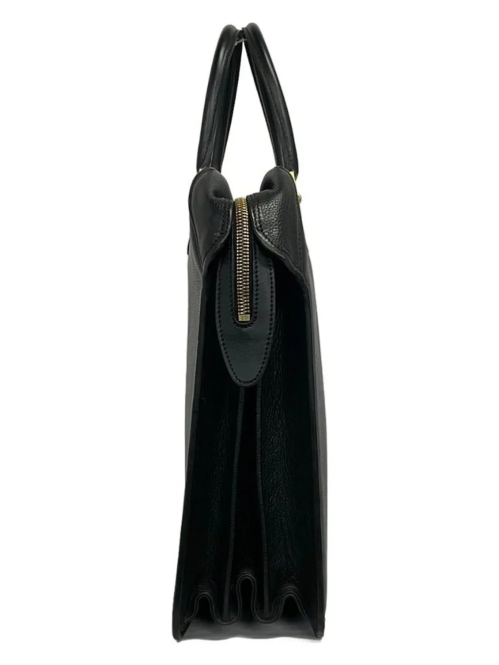 BALLY Black Leather Business Bag